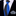Blue, Black United Tie and Grey Square View 2