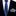 Thin Tie: Blue, Black United Tie and Grey Square
