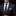 Man wearing a dark suit with a blue patterned tie and beige pocket square on a black background