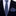 Thin Tie: Blue Geometric Tie and Square