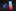 Blue and Red lined necktie and accenting blue floral square
