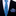 Shades of Blue and Purple Abstract Thin Necktie and Square