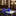 Blue Flying Reindeer Bow Tie and Accenting Square