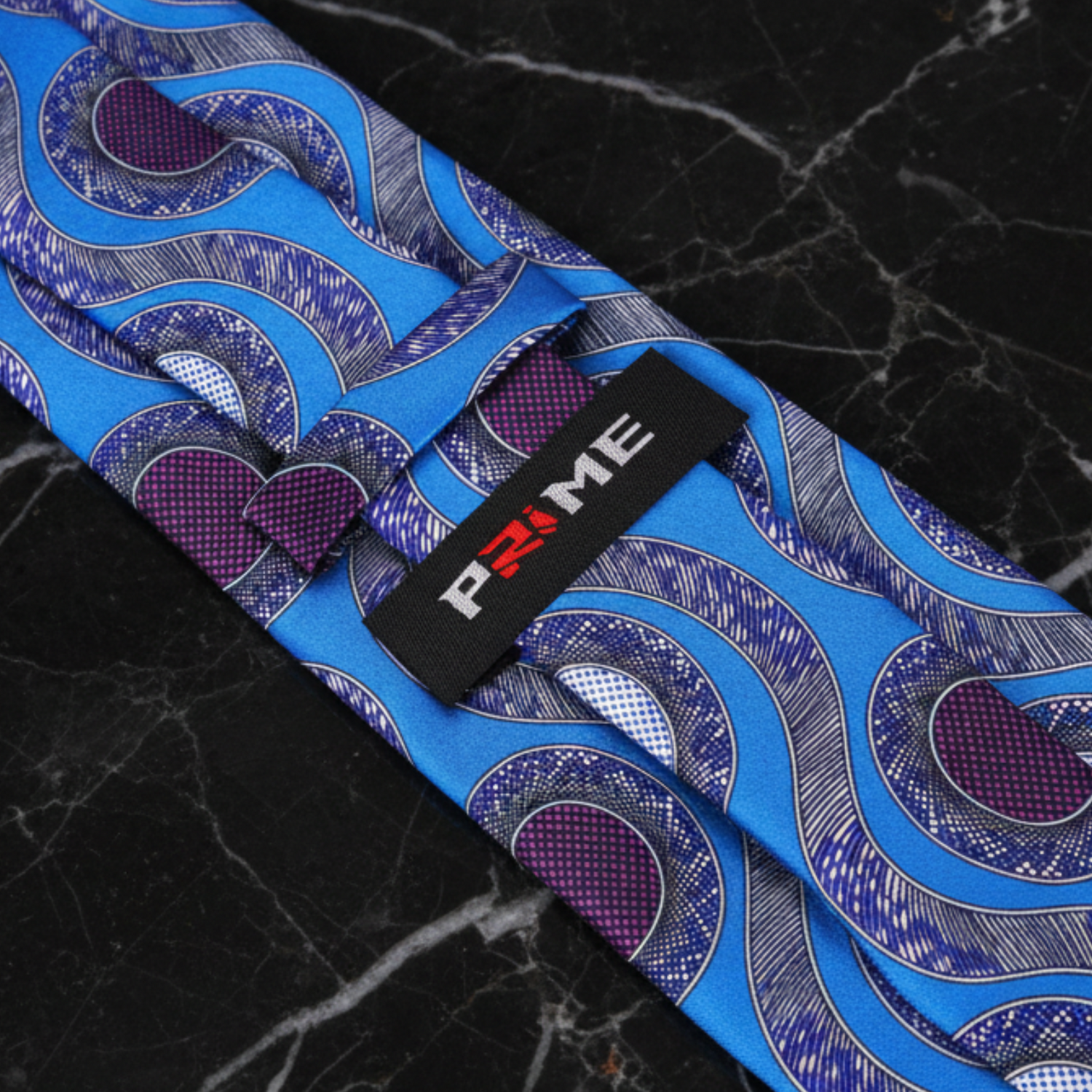 Blue, Plum, Purple Abstract Necktie Keep