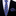 Thin Blue, Yellow, White, Stripe Tie and Accenting Square