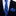 Thin Blue Green Stripe Necktie and square
