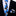 Thin: Blue, Grey Abstract necktie and Square