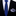 A blue honeycomb pattern thin necktie with accenting square