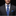 Blue Black Paisley Tie and Square on man