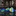 Blue, Yellow Lines Bow Tie and Pocket Square