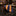 Navy and orange striped tie on a white background