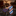 Alt White, Blue, Orange Check Necktie and Stripe Square
