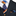 Premium Blue, Orange, Light Blue Plaid Pattern Silk Necktie, Matching Pocket Square