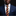 Dark Blue & Orange Block Stripe Necktie