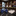 Blue Plaid with White Snowflake Bow Tie and Accenting Square