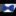 Blue Geometric Bow Tie