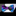 Purple, Blue, Black Abstract Bow Tie  