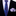 Thin Purple, Blue Abstract Necktie and Purple Plaid Square