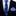 Thin Deep Blue, Light Blue and Purple Vines and Flowers Tie and Accenting Pocket Square