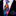 View 2 Blue Purple Red Orange Artisan Mosaic Necktie and Accenting Blue Pink Square