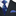 Deep Blue, Light Blue and Purple Vines and Flowers Tie and Accenting Pocket Square