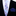 Blue plaid thin tie and accenting pocket square on a black suit jacket.