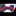 Blue Red Stripe Bow Tie