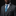 Man wearing a gray suit with a blue patterned tie against a black background