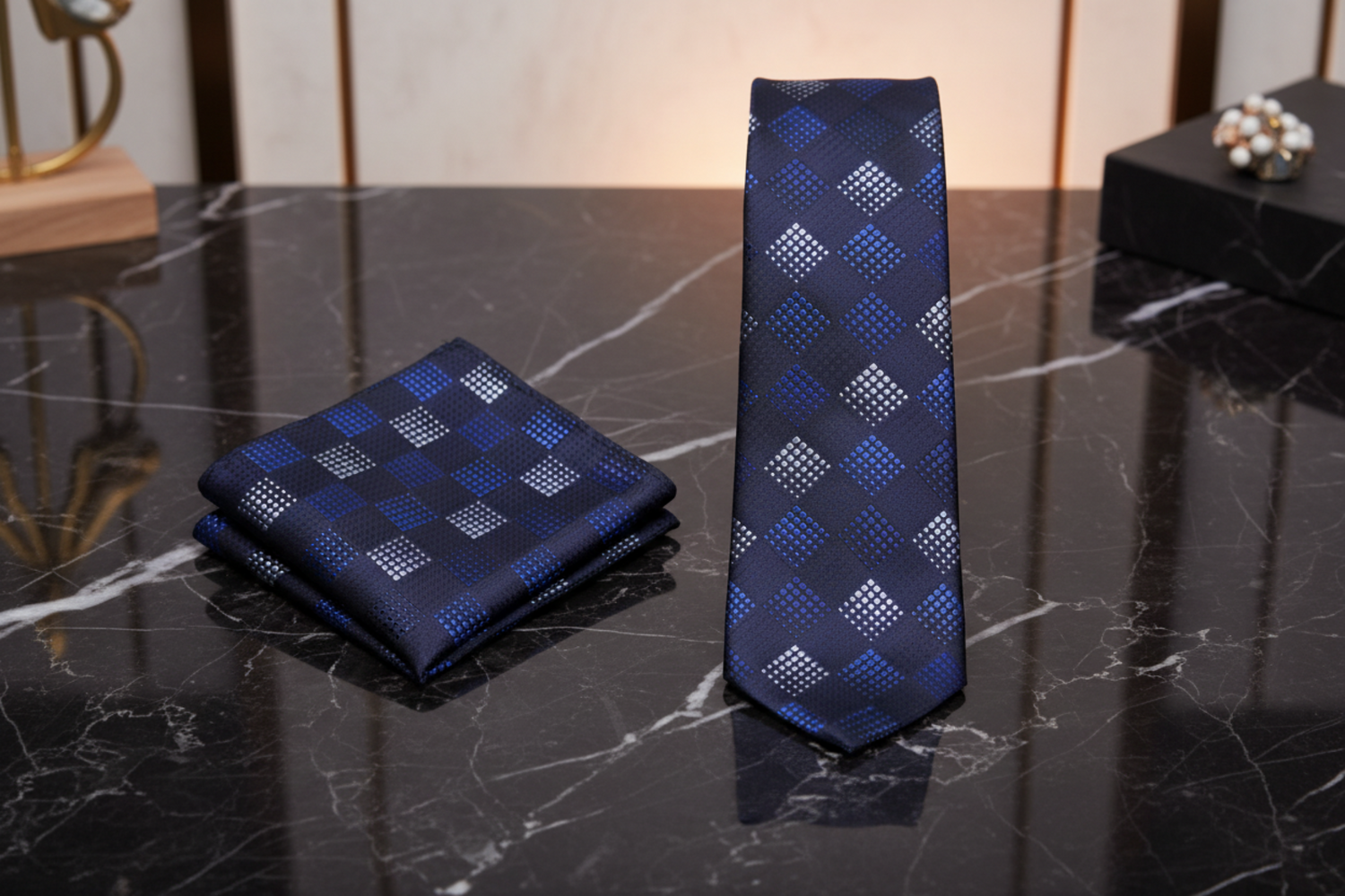 Geometric Diamonds Necktie Collection