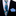 Thin Tie: An Abstract Blue and White Necktie and Light Blue Square