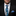 Black, Turquoise & Cobalt Blue 3D Geometric Dot Necktie
