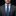 Blue, Yellow Tie and Accenting Geometric Square on Man