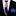 Blue, Yellow, Orange Paisley Thin Tie and Blue Square