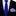 Thin Tie: Blue and Purple Geometric Necktie and Grey Purple Stripe Pocket Square
