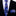 Thin Tie: Shades of Blue and White Paisley Necktie and Matching Square