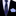 Thin Tie: Blue, Light Purple Polka with Light Purple Square