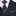 Premium Brown, Blue Stripe Tie and Square