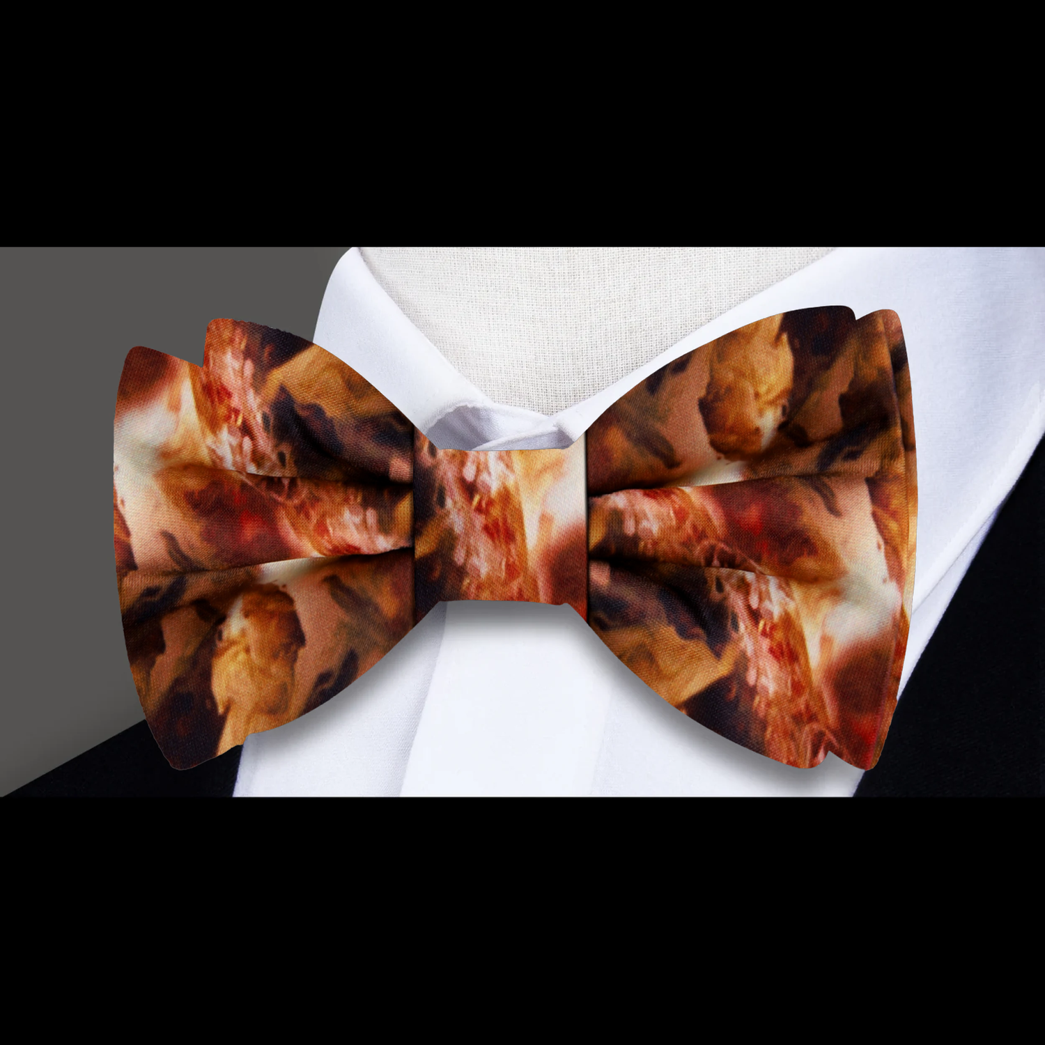 Brown Iced Coffee Bow Tie