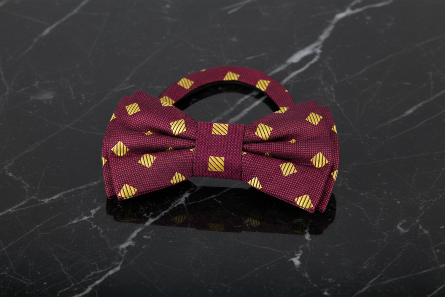 Burg Gold Asteria Pre Tied Bow Tie