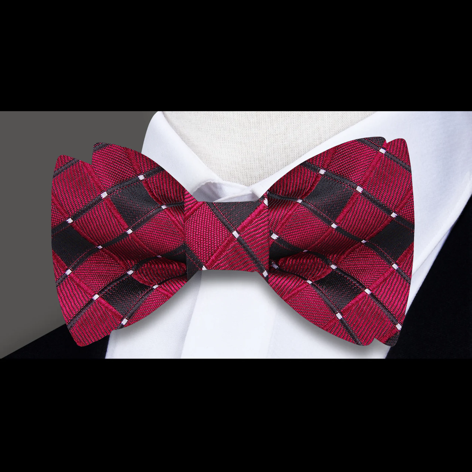 Burgundy Artemis Bow tie