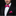 Man wearing pink bow tie and square on suit
