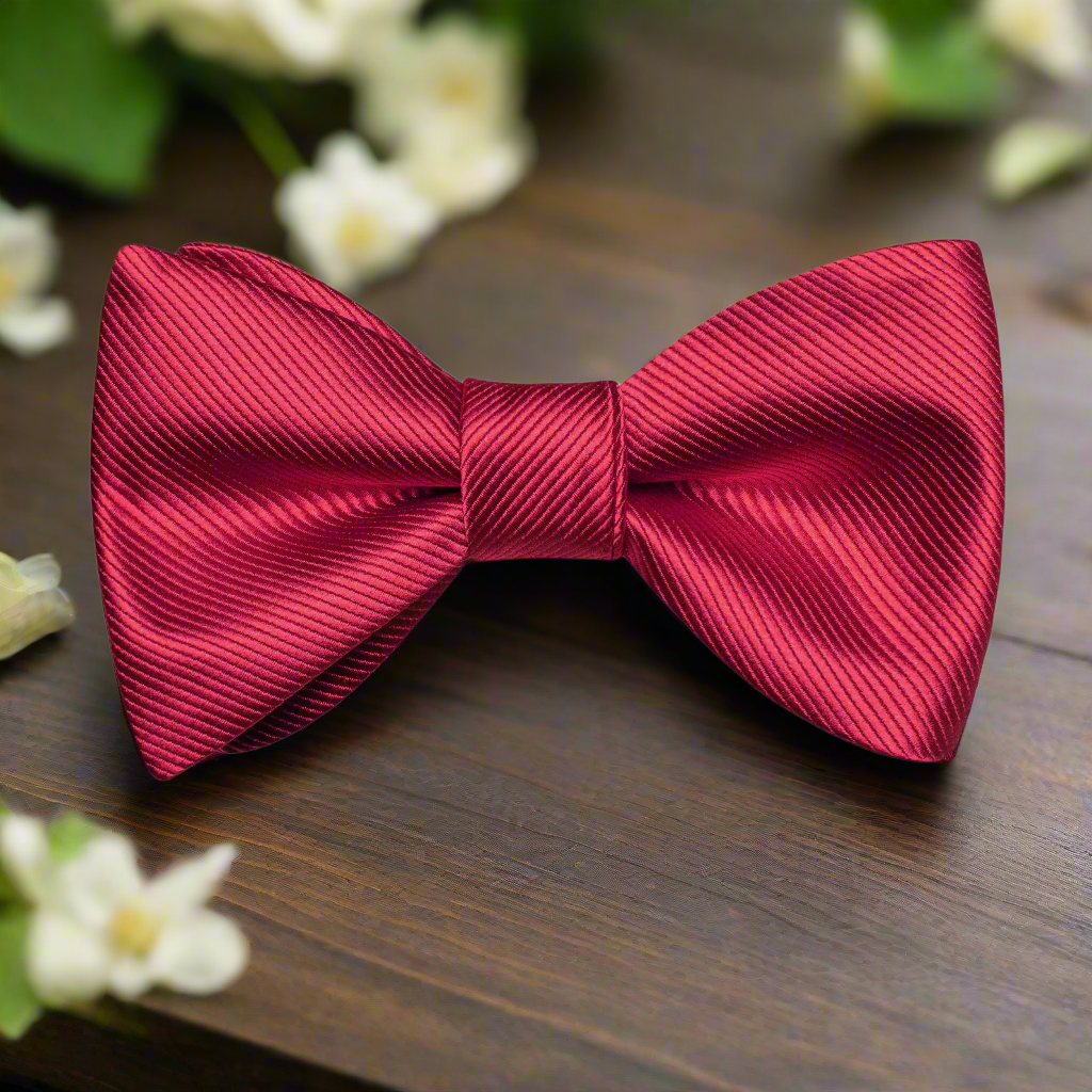 Red Bow Tie Pre Tied