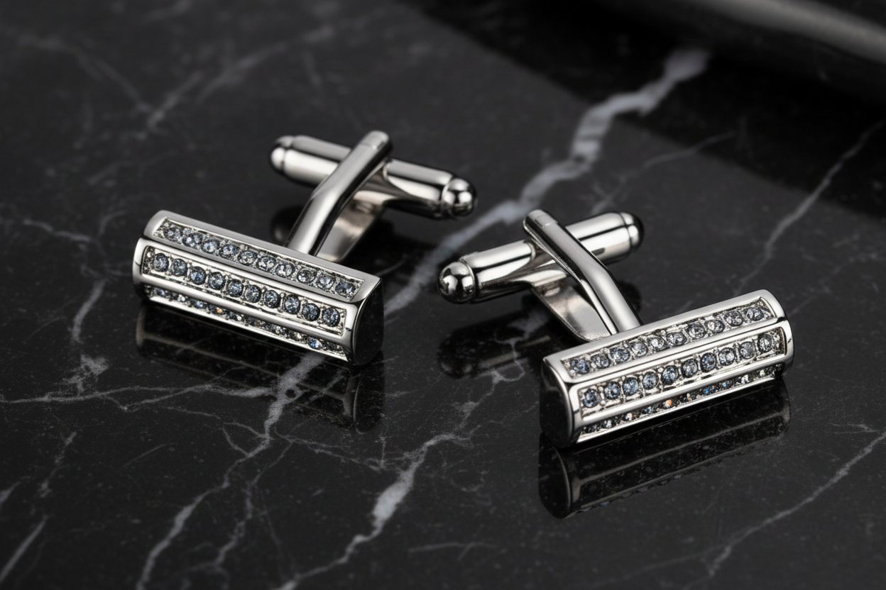 Chrome Cufflinks Nice!