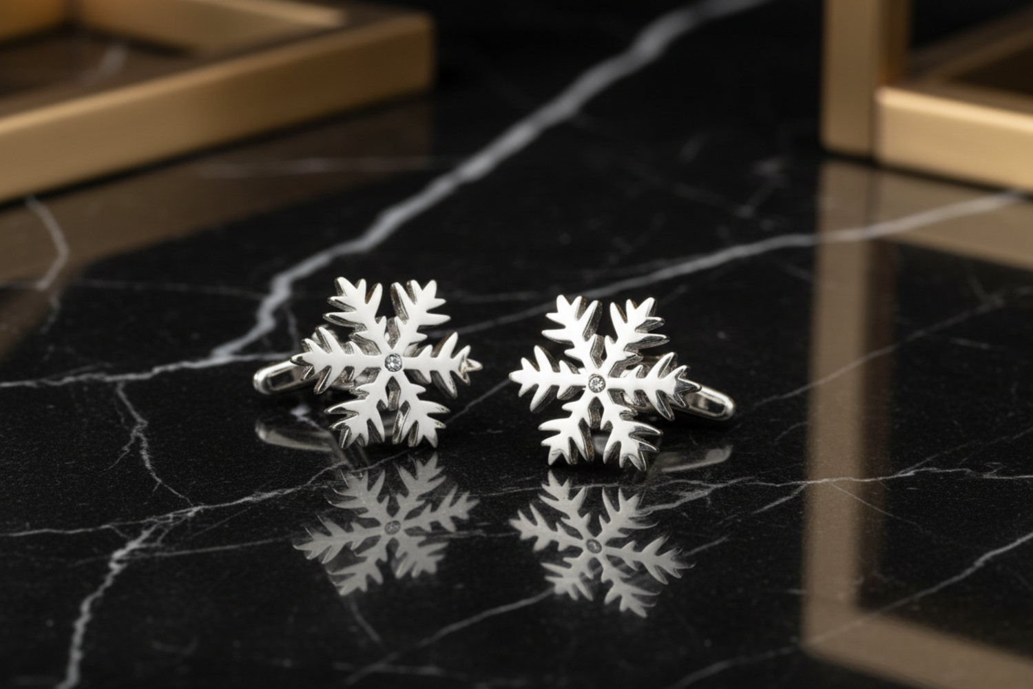 Chrome Snowflakes View 2