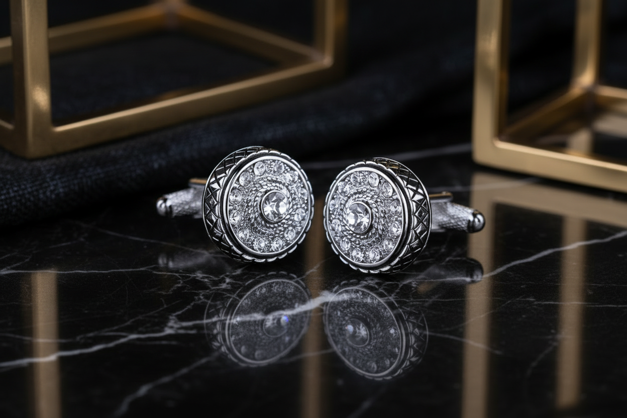 Circle WOW Cufflinks