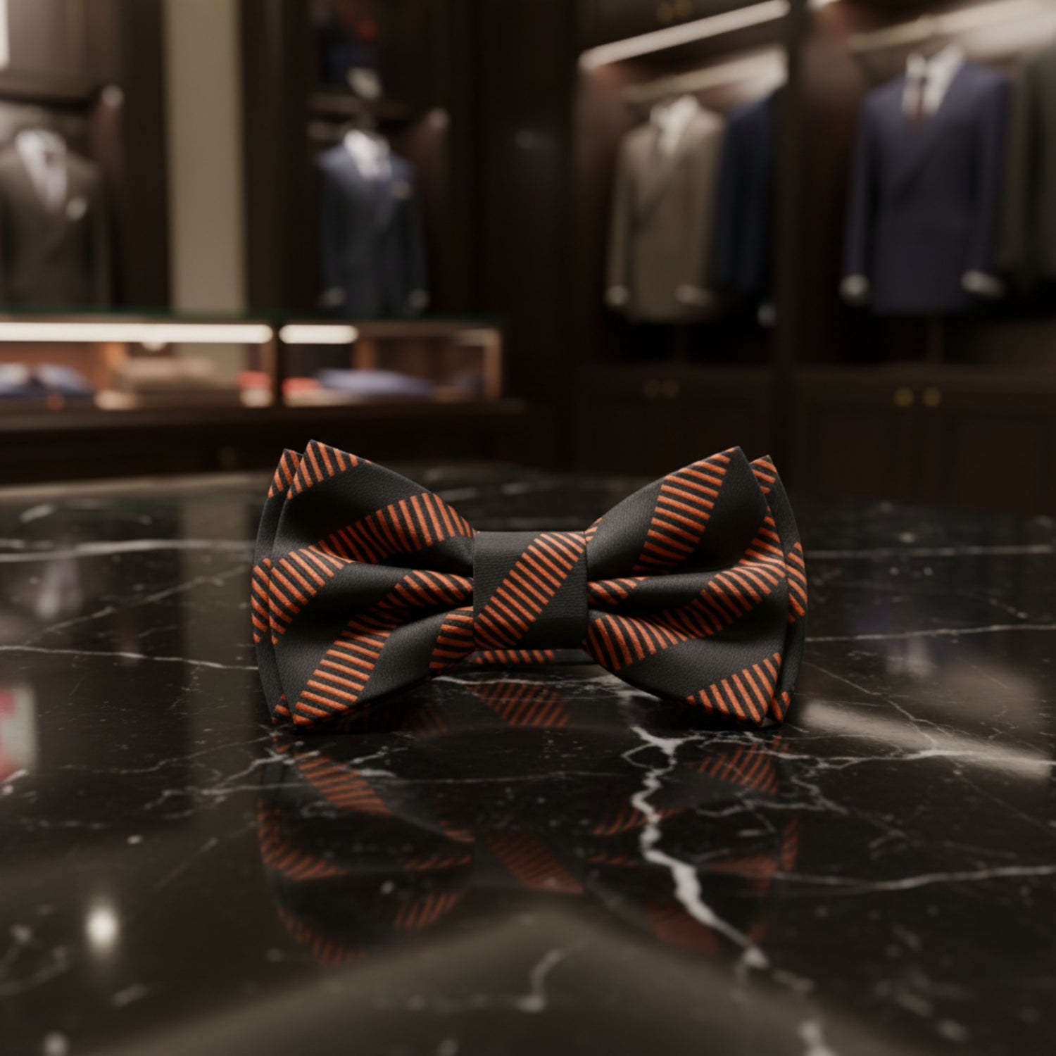 Pre Tied Copper Bow Tie