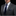 Man wearing blue tie and square