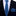 Thin Tie: Dark Blue with Light Blue Palm Leaves with Matching Square