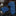 Alt View: Dark Blue with Light Blue Palm Leaves with Matching Square