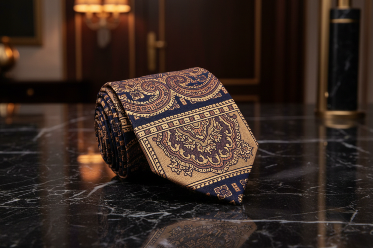 Brown Necktie  